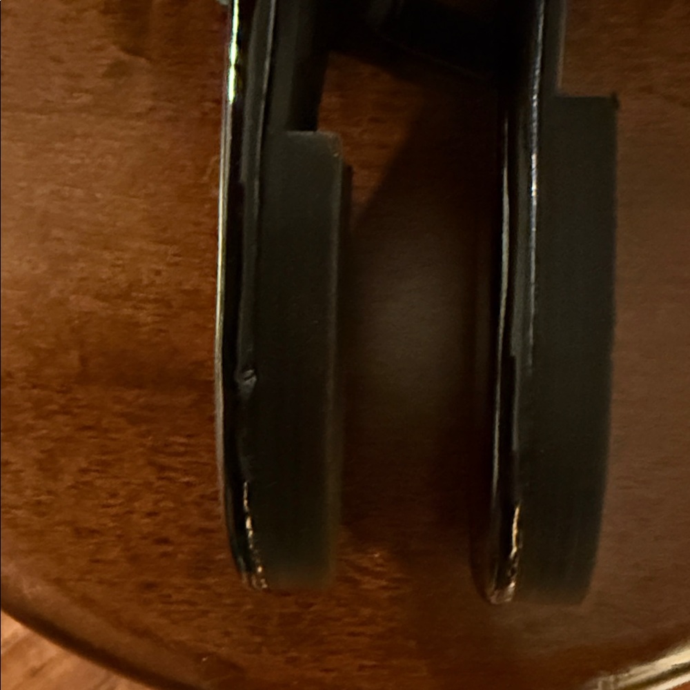 Circus by Sam Edelman Black Faux Patent Leather Sandals Like New Size 11 - Picture 9 of 9